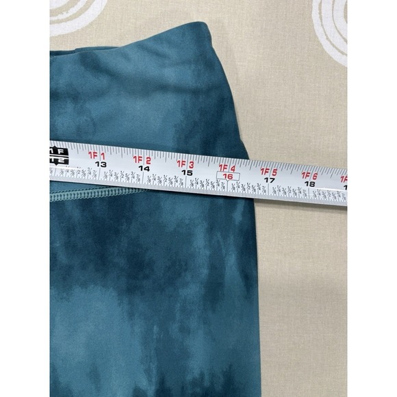 Calia Green Tie Dye Leggings High Rise Ankle Length Stretch Activewear Size L - Picture 6 of 8